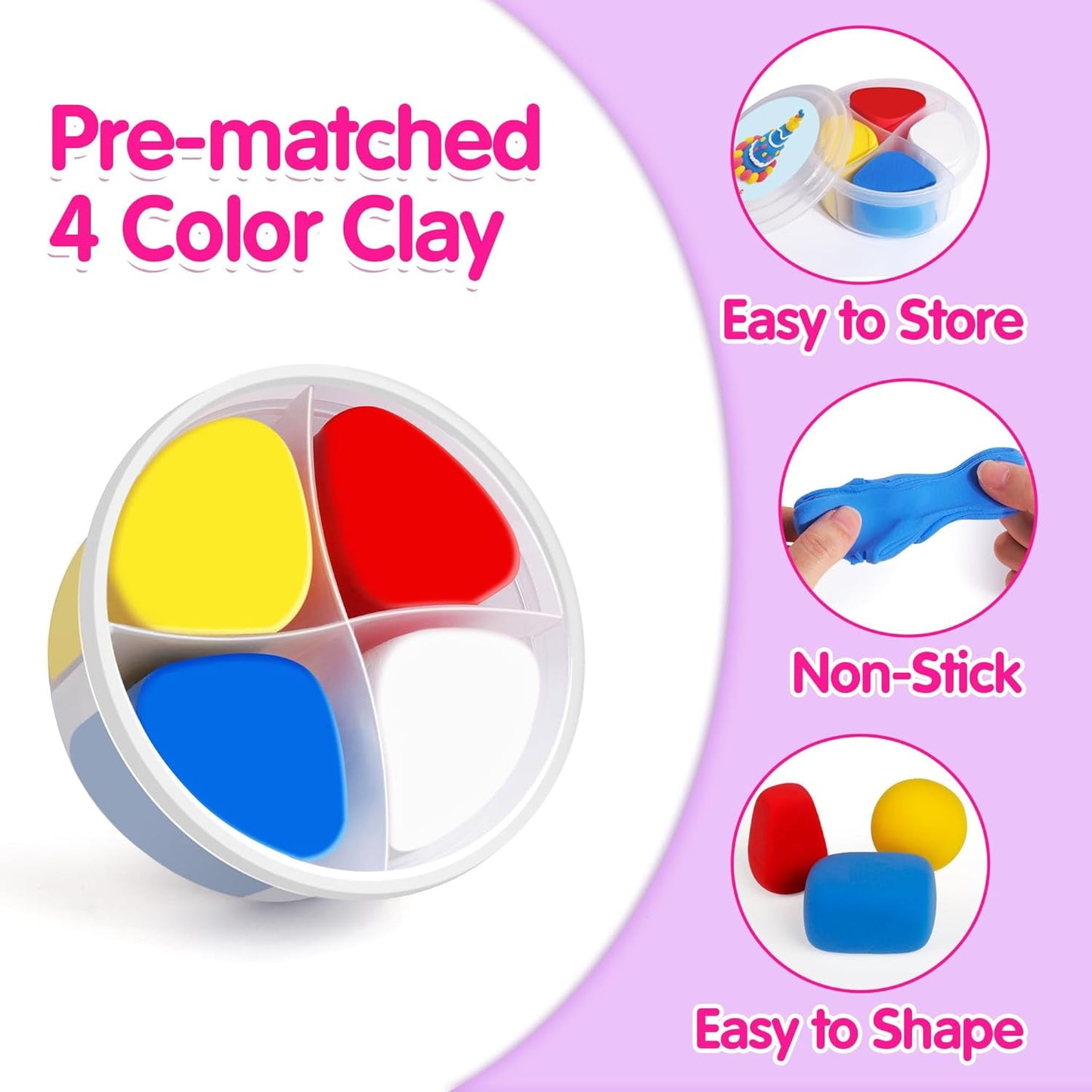 Air Dry Clay for Kids, 12 Boxes Modeling Clay Kit, DIY Molding Clay with Sculpting Tools and Tutorial, Ultra Light, Safe & Non-Toxic, Arts and Crafts School Projects, Home Party Favor for Boys Girls
